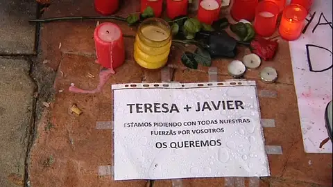 Apoyo vecinal a Teresa Romero. Apoyo vecinal a Teresa Romero.