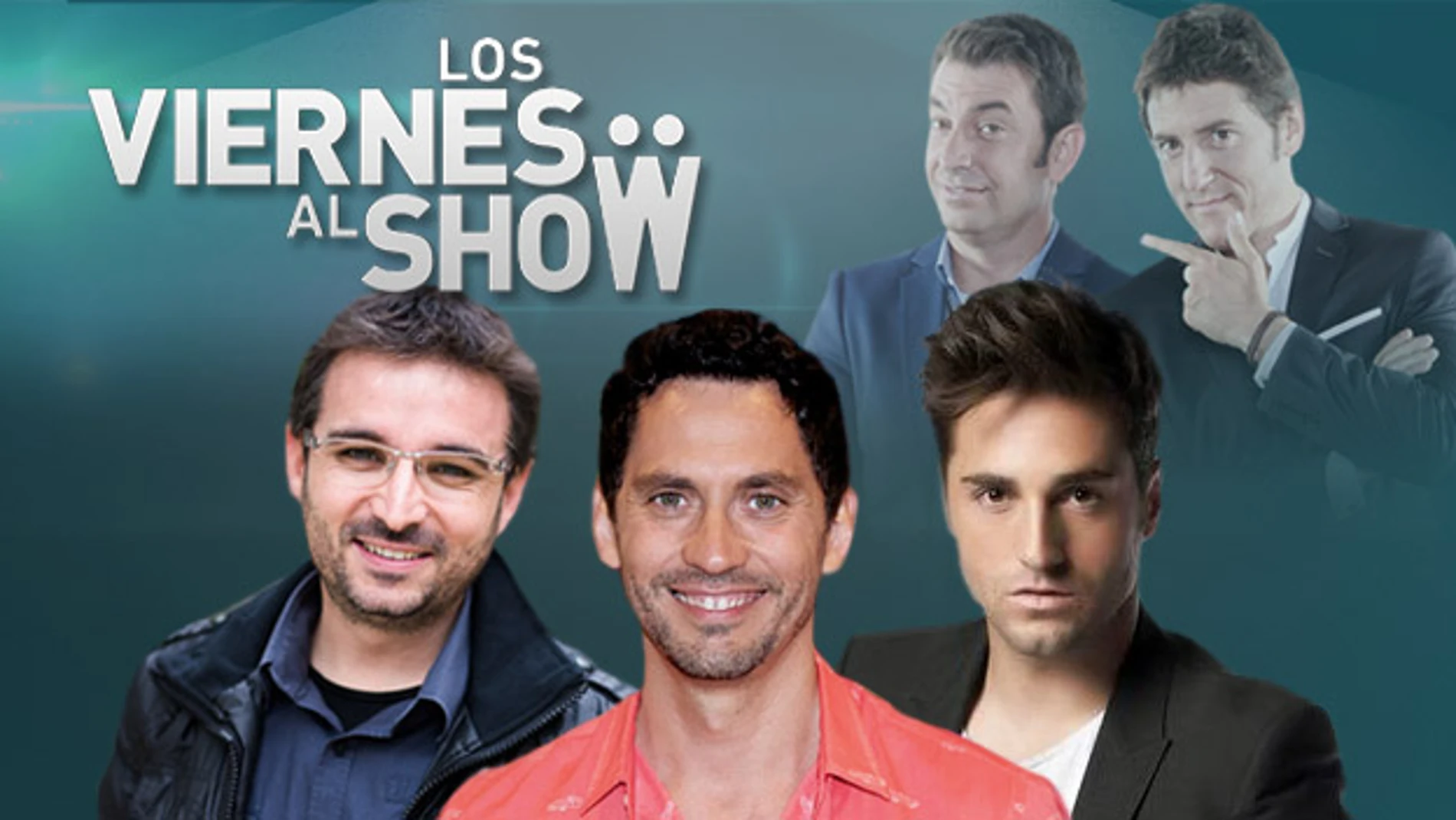 Jordi Évole, Paco León y David Bustamante en 'Los viernes al show'