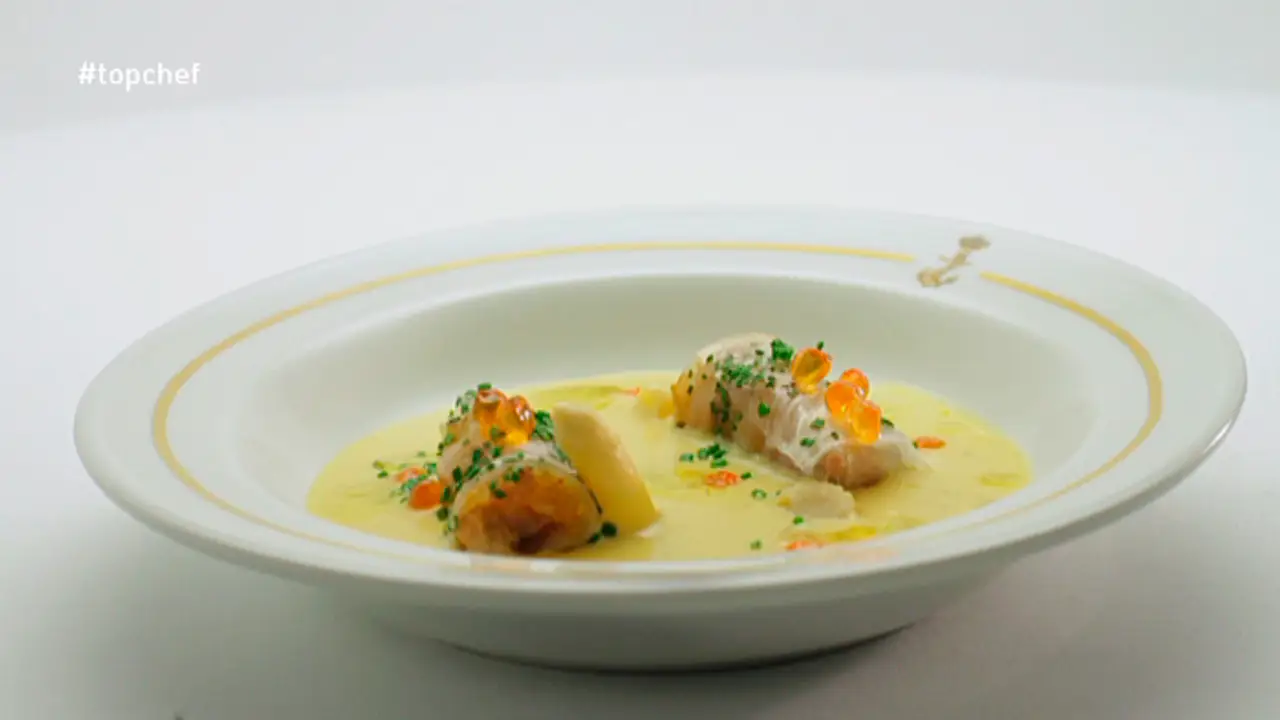 Cremoso de maíz y foie de mar