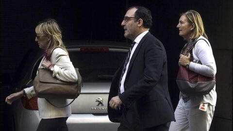 El juez Eloy Velasco a su llegada a la Audiencia Nacional.