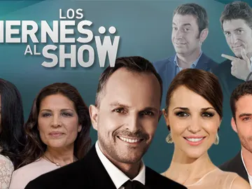 Miguel Ángel Silvestre, Paula Echevarría, Miguel Bosé y Azúcar Moreno, los invitados de 'Los viernes al show' Miguel Ángel Silvestre, Paula Echevarría, Miguel Bosé y Azúcar Moreno, los invitados de 'Los viernes al show'