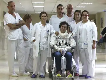 Teresa Romero, que ha sido dada de alta tras superar el ébola Teresa Romero, que ha sido dada de alta tras superar el ébola