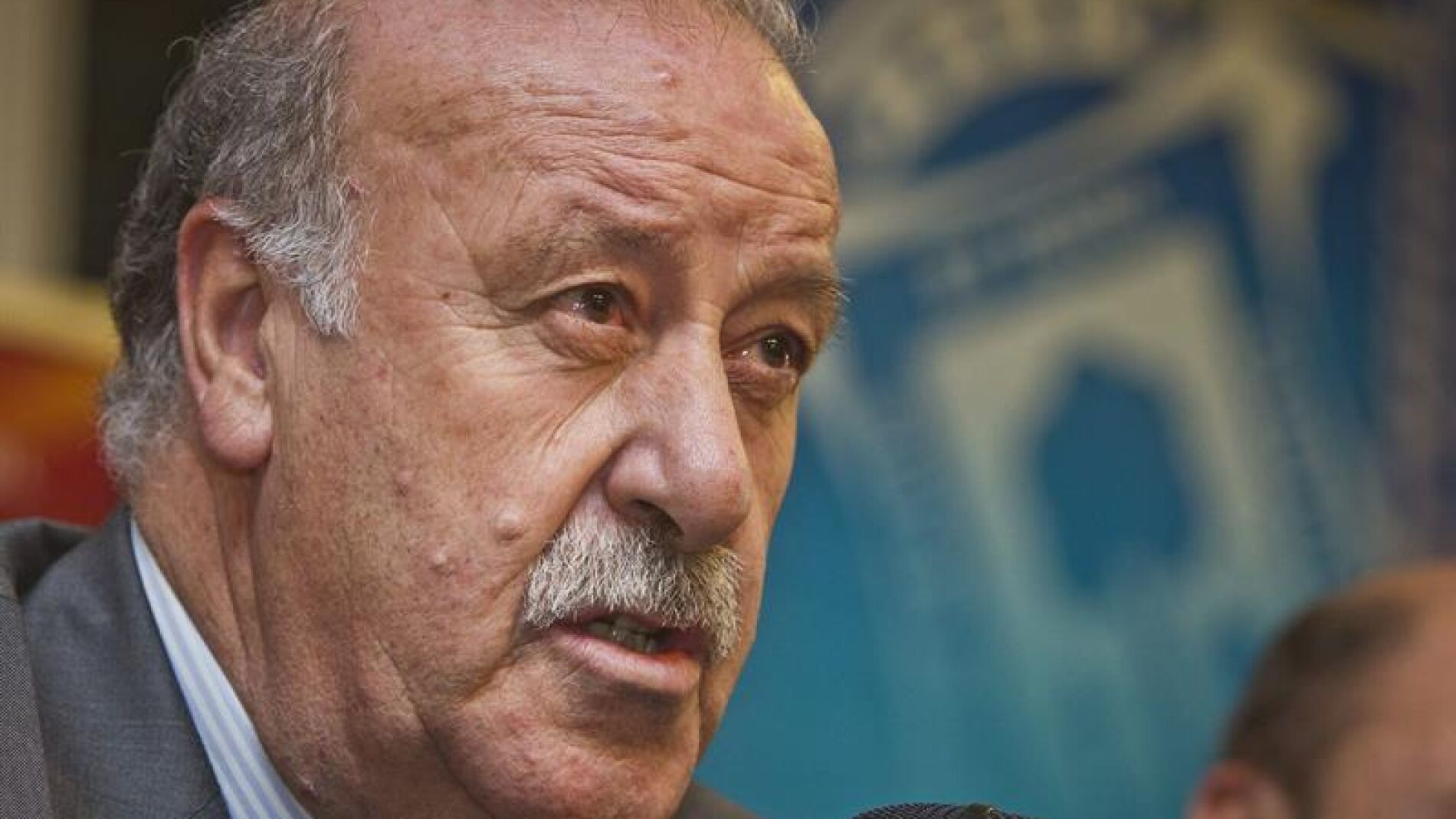 Vicente Del Bosque, en rueda de prensa
