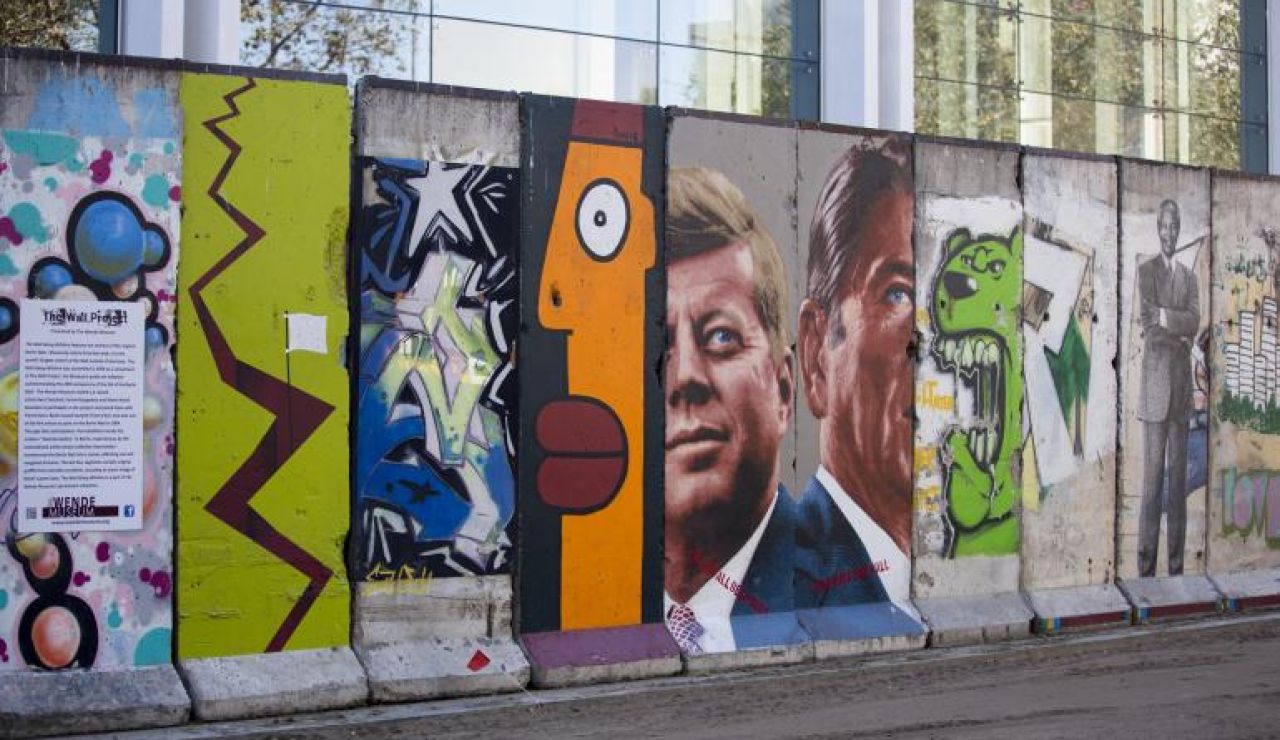 Resto del muro en el Berlín actual Resto del muro en el Berlín actual