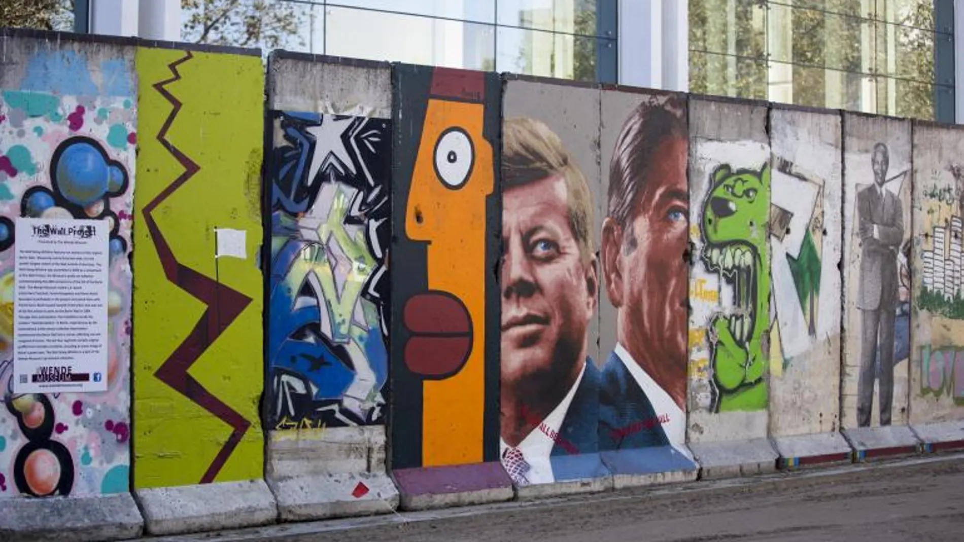 Resto del muro en el Berlín actual Resto del muro en el Berlín actual
