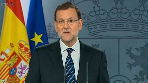 Mariano Rajoy en rueda de prensa