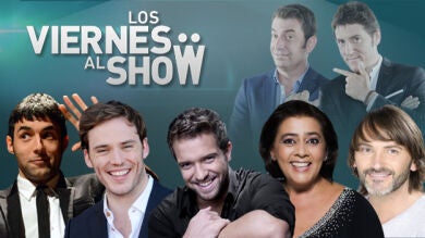 Fernando Tejero, Pablo Alborán, María del Monte, el Mago pop y Samuel George Claflin en 'Los viernes al show'
