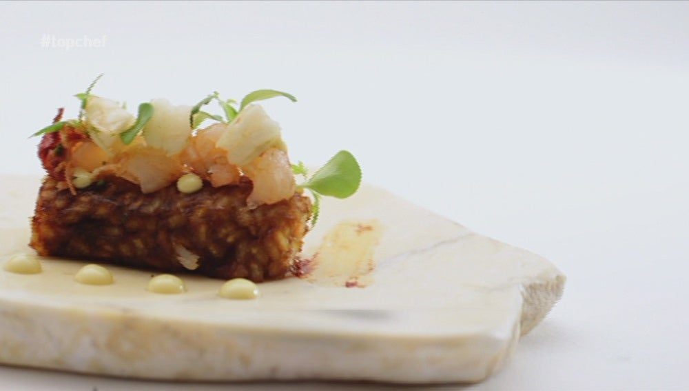 Arroz socarrat de bogavante