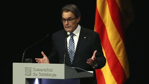 El presidente de la Generalitat, Artur Mas