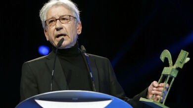 José Sacristán y Adriana Ugarte, exultantes al recoger sus Premios Ondas