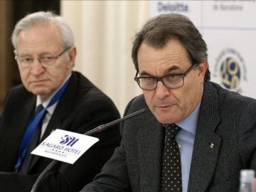 Artur Mas en rueda de prensa