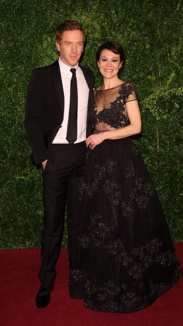 Helen McCory y Damian Lewis no se perdieron la gala