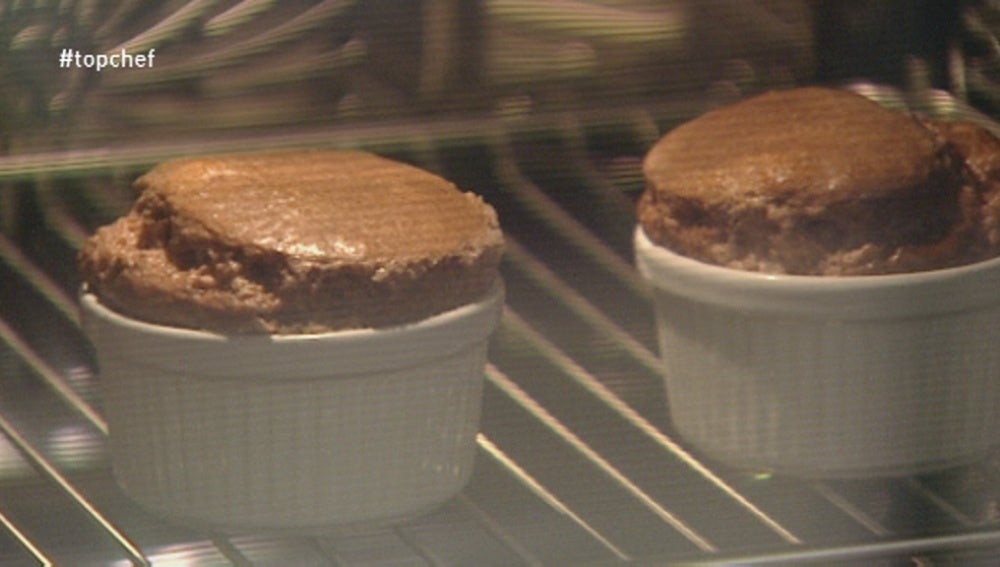 Soufflé de chocolate