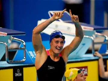 Mireia Belmonte, dos oros en sus dos primeras finales Mireia Belmonte, dos oros en sus dos primeras finales