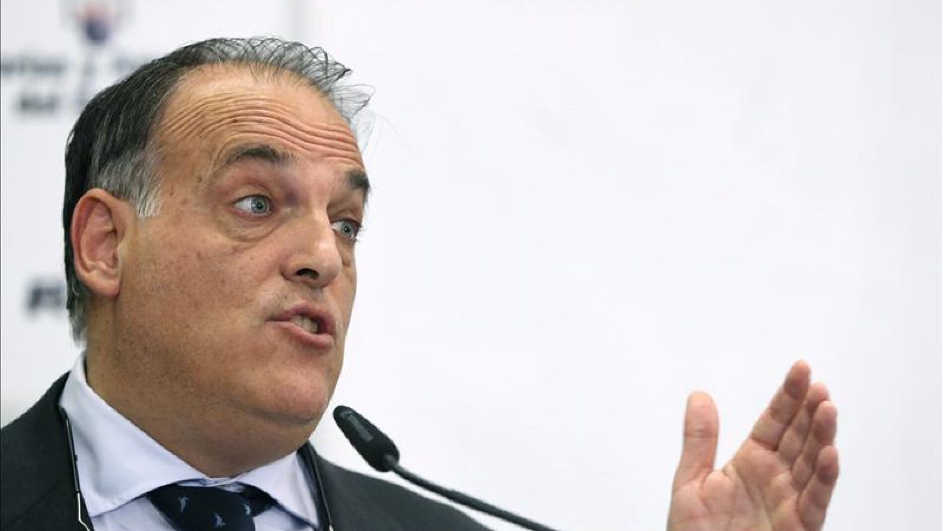 El presidente de la LFP, Javier Tebas