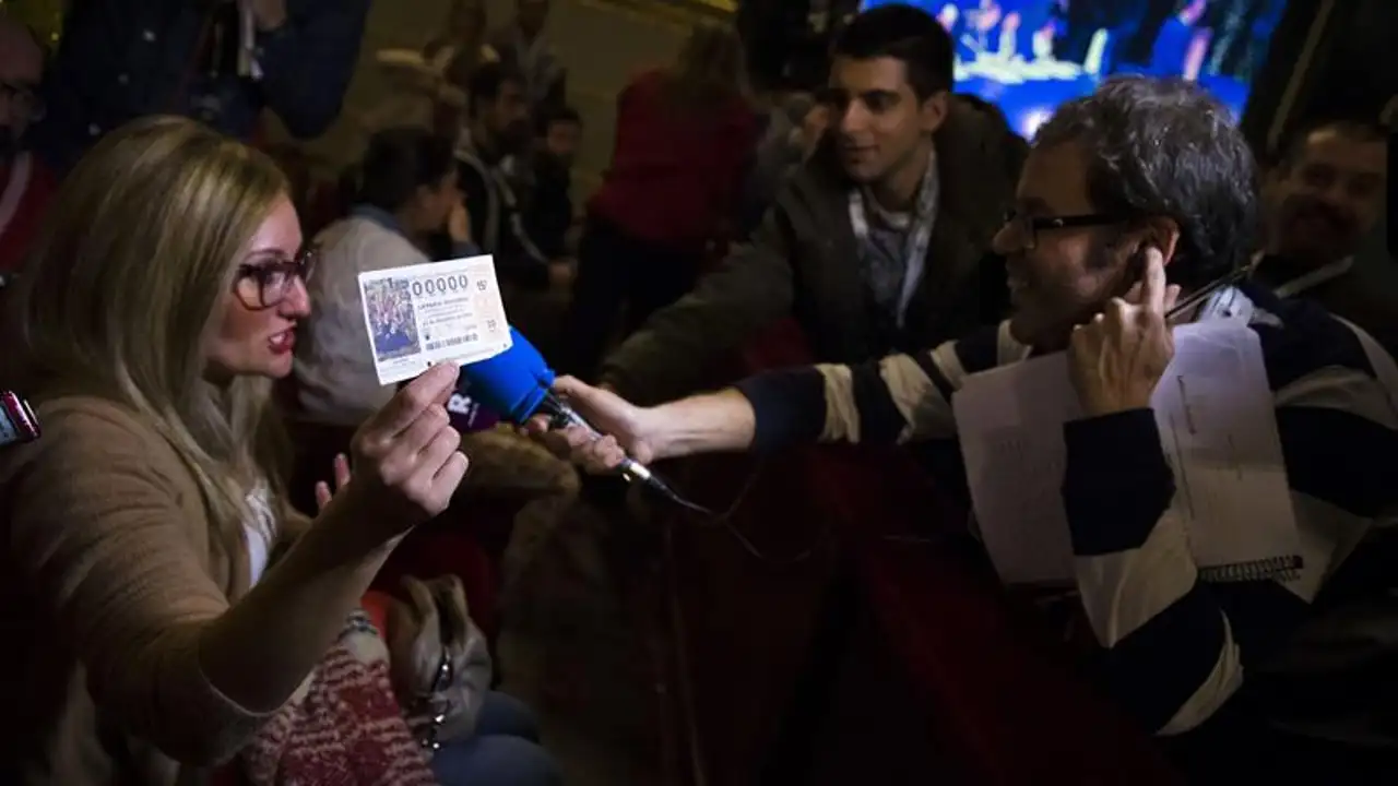 El número 00000, agraciado con una pedrea en el sorteo de la Lotería de Navidad