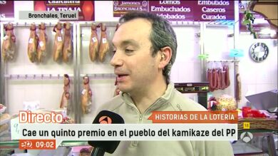Bronchales, agraciada con un quinto premio: 