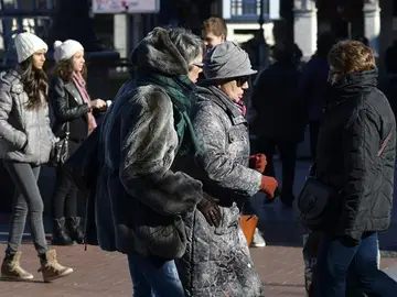 Frío en el centro de Mdrid Frío en el centro de Mdrid