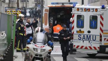 Dispositivo en París tras el atentado contra Charlie Hebdo
