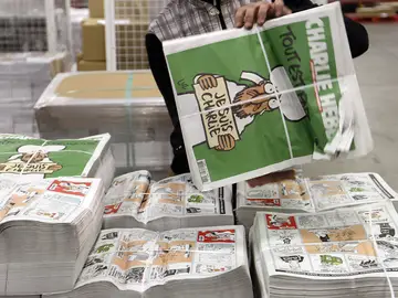 Tirada histórica del nuevo número del Charlie Hebdo Tirada histórica del nuevo número del Charlie Hebdo