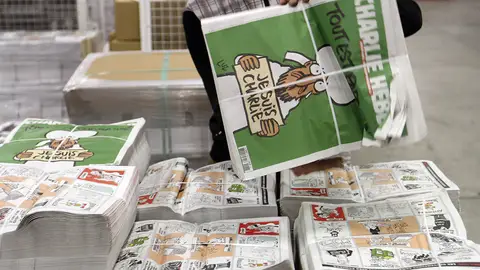 Tirada histórica del nuevo número del Charlie Hebdo Tirada histórica del nuevo número del Charlie Hebdo