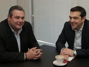 Alexis Tsipras y Panos Kammenos