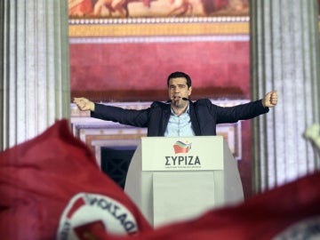Tsipras, en su discurso tras ganar en Grecia