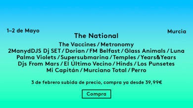 The National, The Vaccines, Supersubmarina y Temples grandes nombres del SOS 4.8 2015