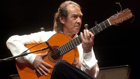 Pepe Habichuela durante un concierto