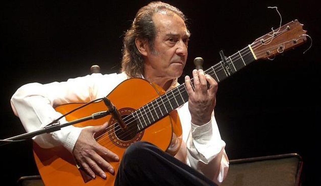 Pepe Habichuela durante un concierto