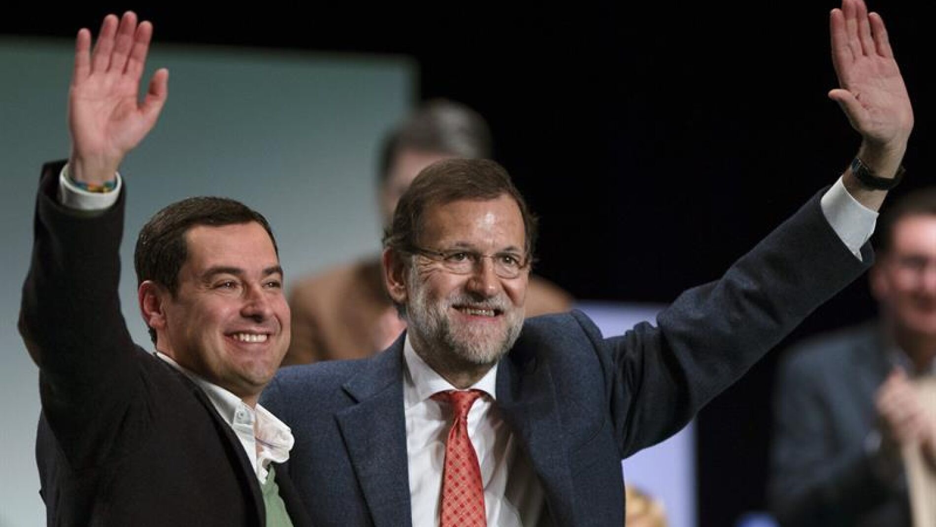 Mariano Rajoy con Juanma Moreno Bonilla