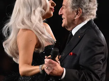 Lady Gaga y Tony Bennett hasta bailaron juntos Lady Gaga y Tony Bennett hasta bailaron juntos