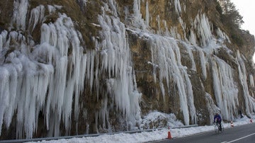 Restos del temporal de nieve que deja paso a las heladas