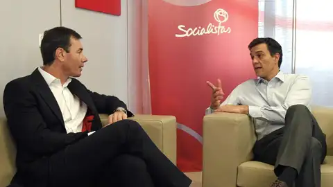 Tomás Gómez y Pedro Sánchez Tomás Gómez y Pedro Sánchez
