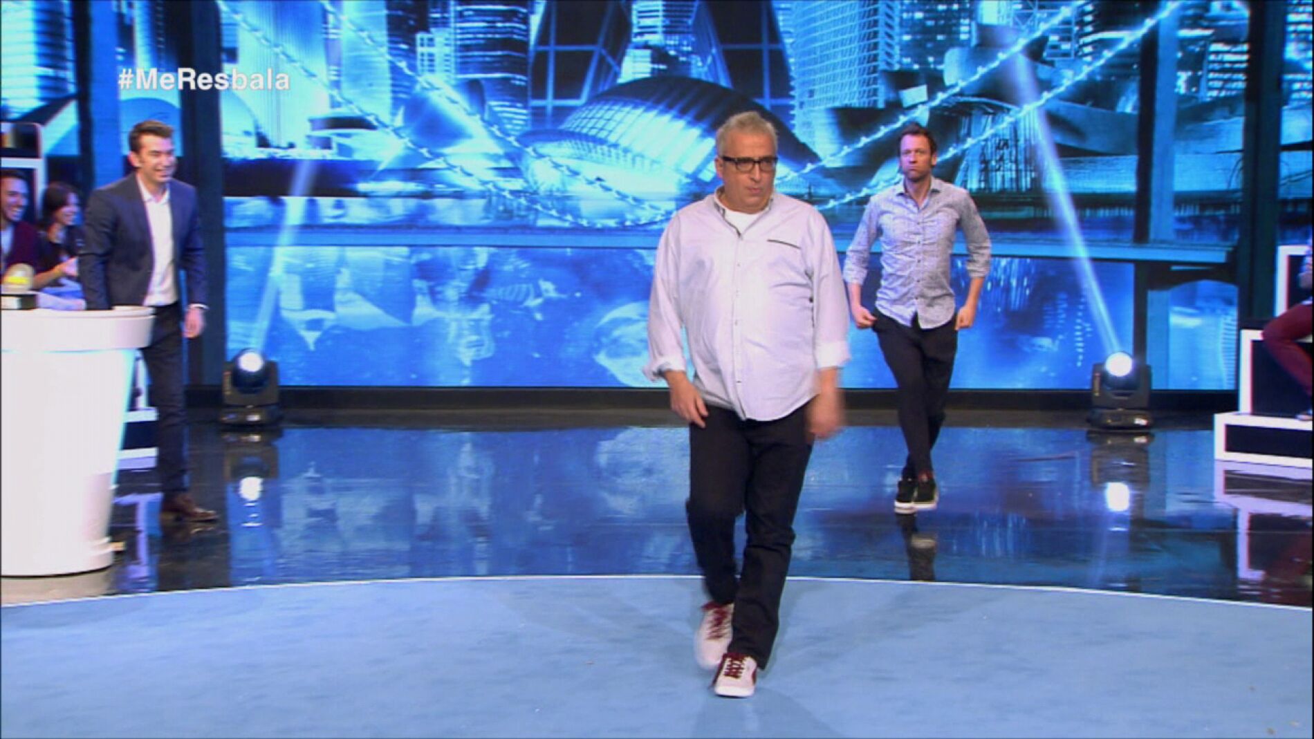 Leo Harlem y Edu Soto en Me Resbala