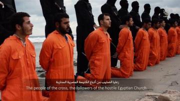 Decapitación de 21 cristianos coptos egipcios por el IS