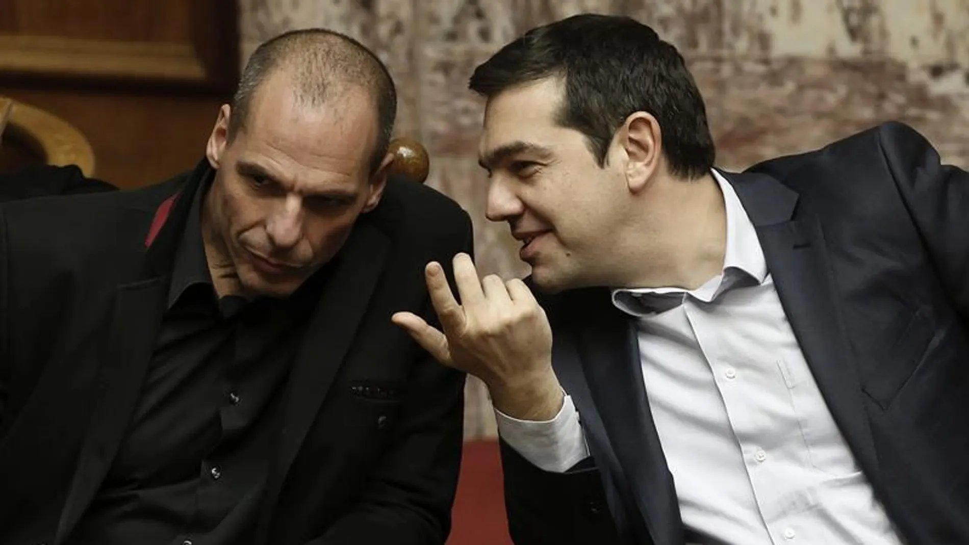 Tsipras y Varoufakis Tsipras y Varoufakis
