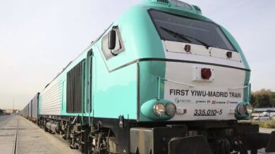  El tren de mercancías entre China y España completa su primer viaje de vuelta