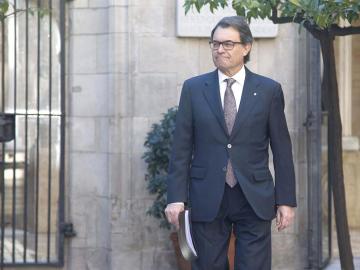 El presidente de la Generalitat, Artur Mas