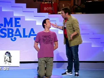 Edu Soto es R2-D2 en Me Resbala Edu Soto es R2-D2 en Me Resbala