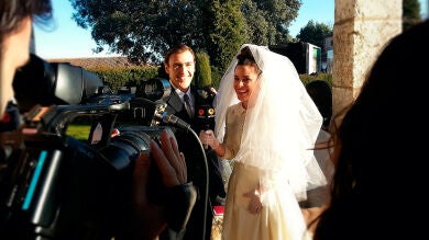 Estuvimos en la grabación de la boda de Clara y Juan