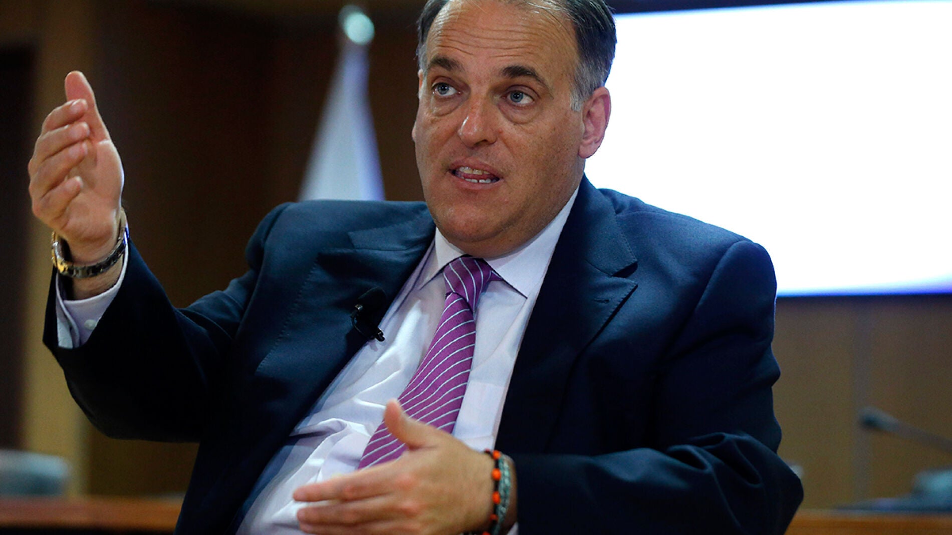Javier Tebas, presidente de la LFP