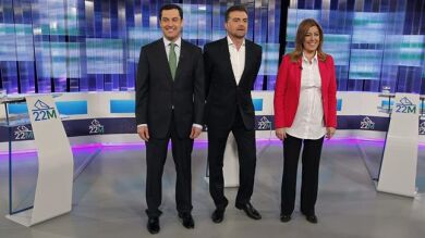 El paro y la corrupción centran el debate entre candidatos en Andalucía