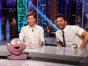 Ricky Martin con Barrancas y Petancas en El Hormiguero 3.0