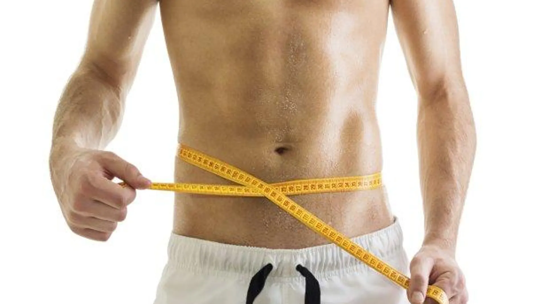 Hombre con cinta de medir Hombre con cinta de medir