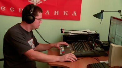 Entramos en la radio oficial de los prorrusos