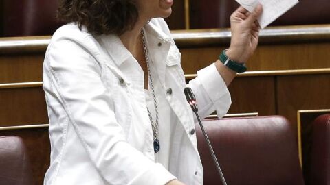 Irene Lozano durante su intervenci&oacute;n en la sesi&oacute;n de Control al Ejecutivo
