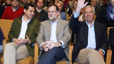 Rajoy valora compromiso de Moreno frente a Susana Díaz que 