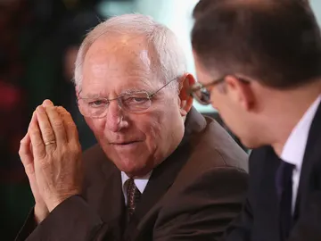 El ministro alemán de Finanzas, Wolfgang Schäuble El ministro alemán de Finanzas, Wolfgang Schäuble
