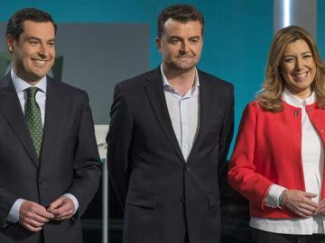 Debate entre candidatos en Andalucía